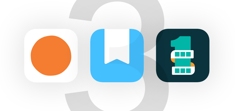 3 iOS apps banner